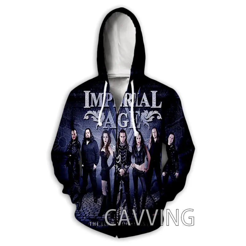 

CAVVING 3D Printed Imperial- age Zipper Hoodies Zip Hooded Sweatshirt Harajuku Hoodie Sweatshirt for Men/women