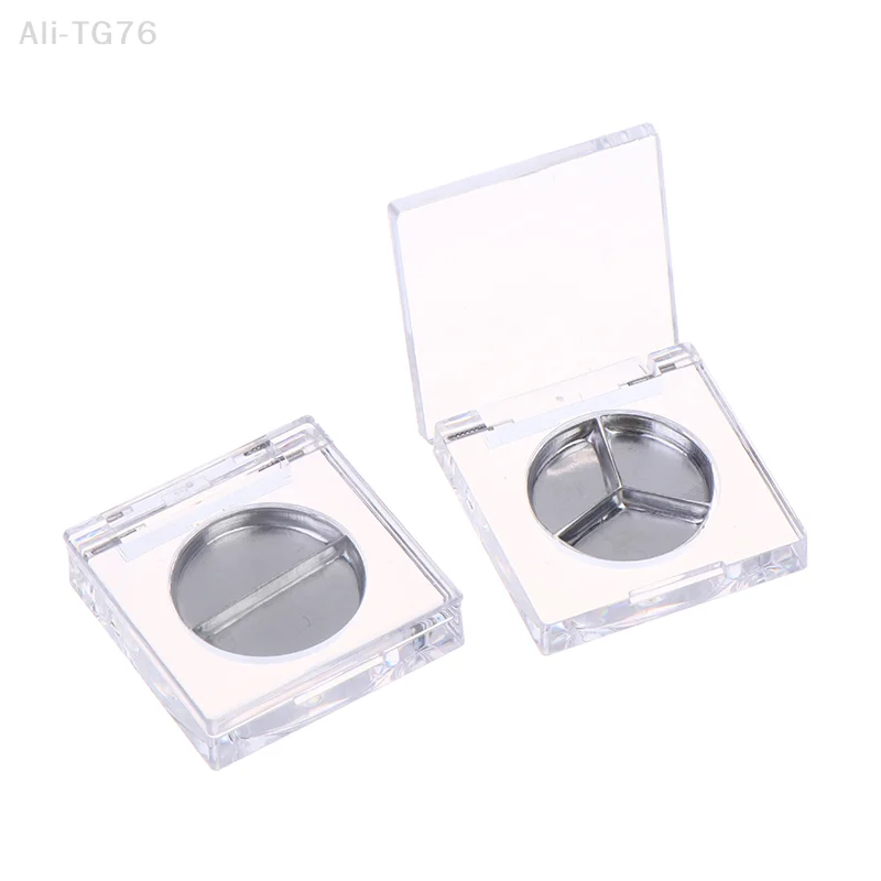 PuraVive 2.5g Empty Portable Eyeshadow Palette Blusher Box Solid Ointment Box Cosmetic Makeup Case Round Storage Container gallery 2
