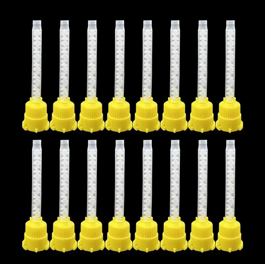 

Насадки для смешивания зубов желтого цвета 1:1, внутриротовой наконечник для оттисков, насадки для смешивания, трубка для смешивания, одноразовый материал для стоматологии