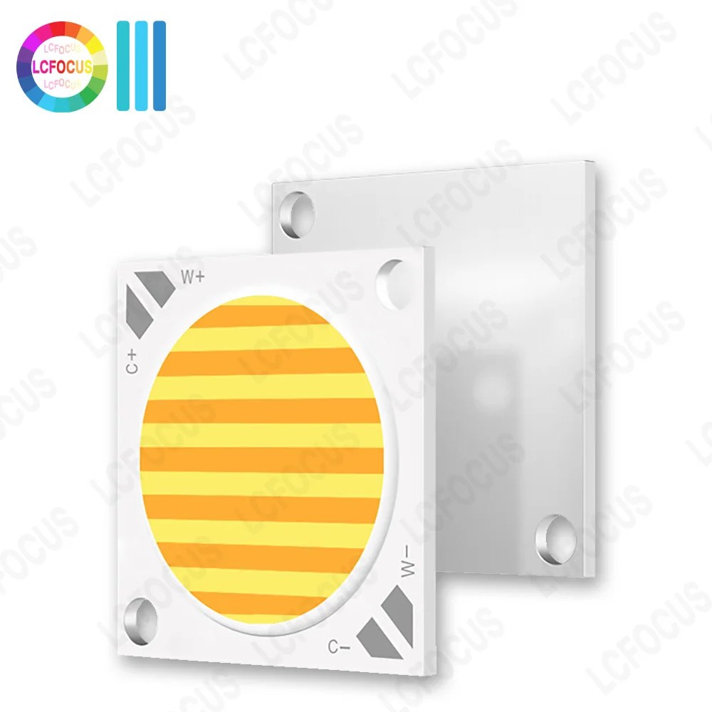 

Ra CRI 90 Bicolor COB 100W 120W 50+50W 60+60W 2828 Warm Cool White 2700K 6000K For LED Bulbs Downlights Track Light Beads
