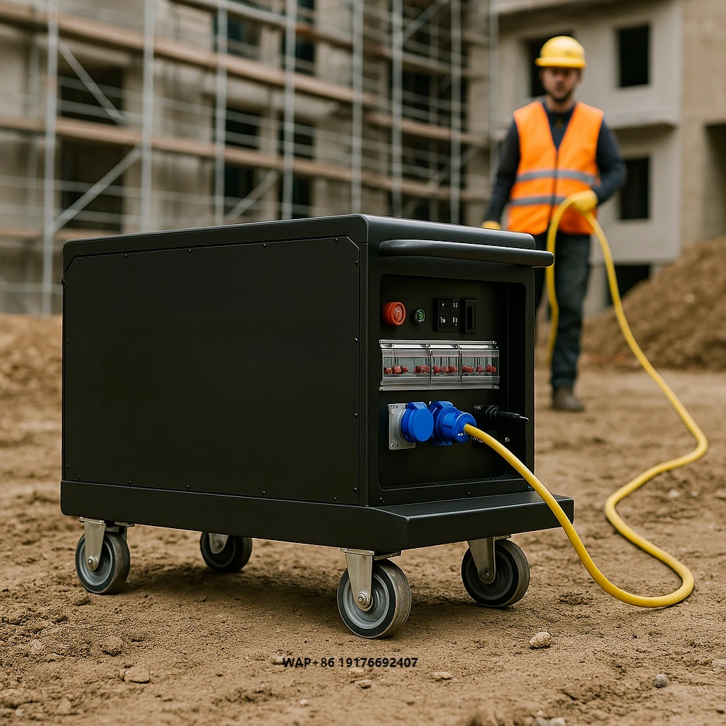 Outdoor Portable Solar Generator 10kWh 12kWh 15kWh 20kWh Reliable Backup Power for Construction & Homes