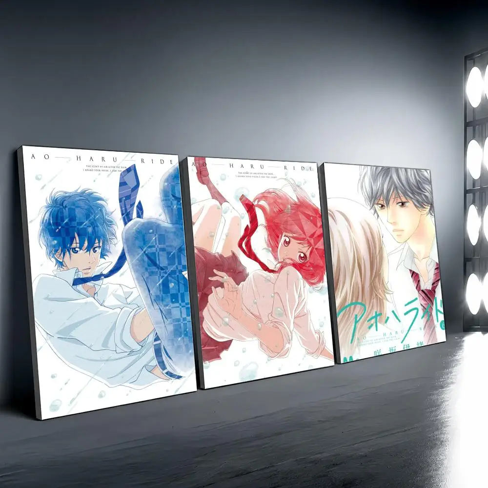 Anime A-ao Haru Ride Poster Vintage Wall Art Aesthetic Room Decor Print Living Room Bedroom Home Decoration