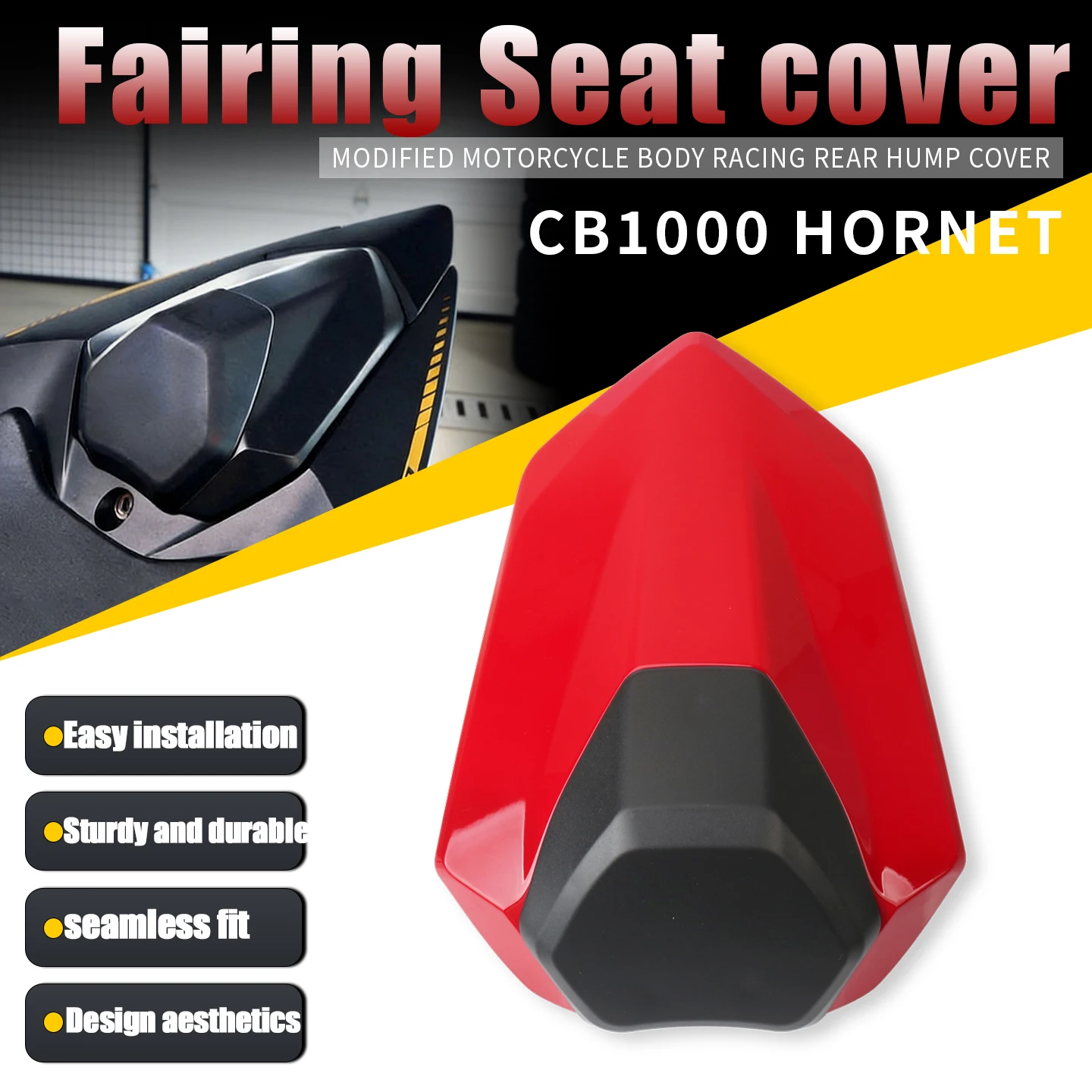 

For CB1000 Hornet CB 1000 Hornet SP 2025 2026 Motorcycle Rear Seat Cover Passenger Tail Fairing Cowl Rear Hump Complete Seat