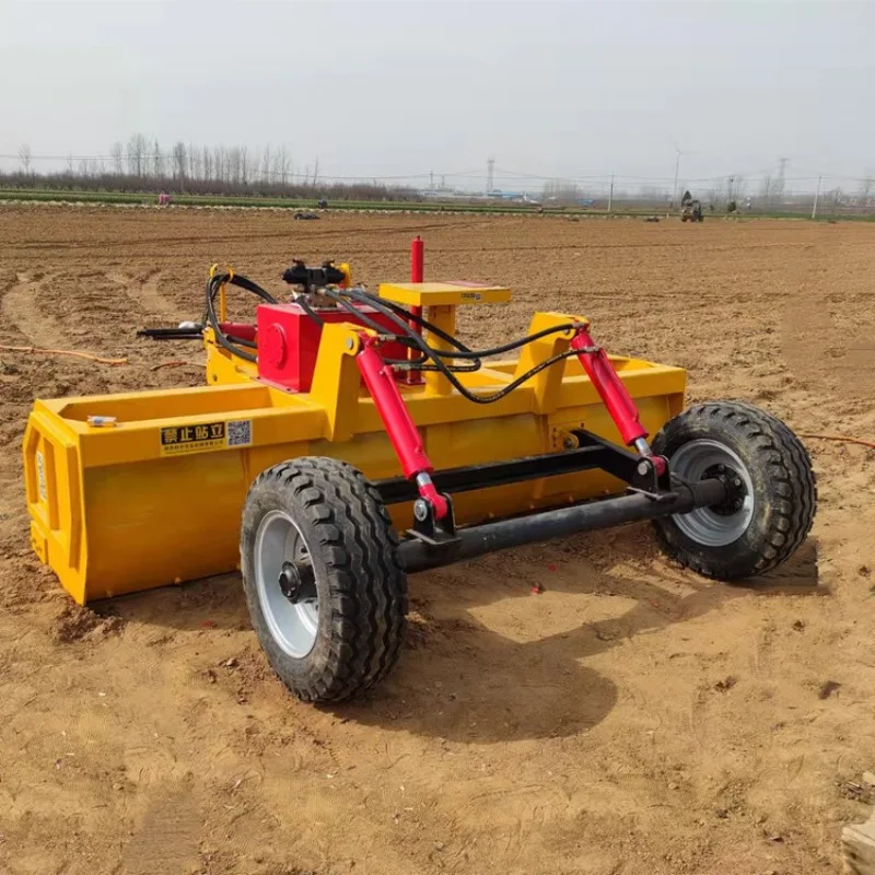 3.5 meters wide tractor grader, soil ploughing and scraping equipment, satellite flat scraper