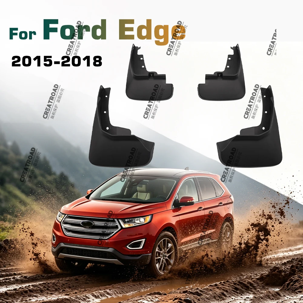 4 stücke Auto Vorne Hinten Schmutzfänger Kotflügel Schlamm Spritzschutz Schmutzfänger Kotflügel Verbreiterungen Für Ford Edge 2015 2016 2017 2018