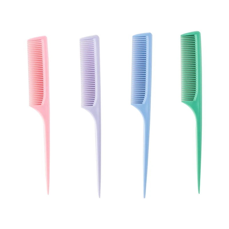 Pente cabelo cauda longa, pente barbeiro para mulheres, ferramenta antiestática cabeleireiro, dropshipping