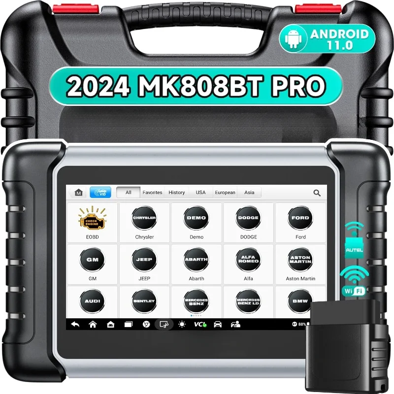 

MaxiCOM MK808BT PRO Scanner: 2024 Full Bidirectional Tool Level-up of MK808S MX808S MK808Z MK808, OS 11, 4G+64G