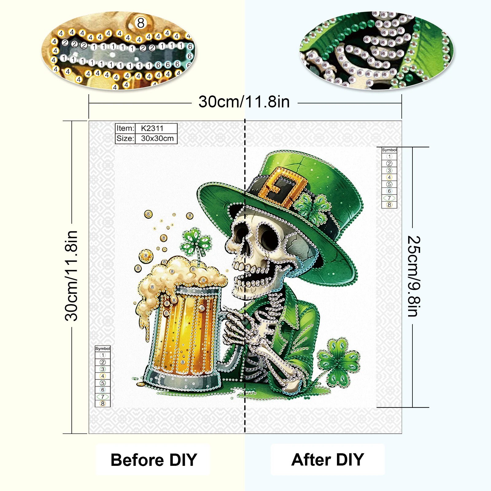 Beer Special Shape Diamond Art Painting Kit for Adult Beginner,Crystal Diamond Special Shape Kit for Home Wall DecorationGift