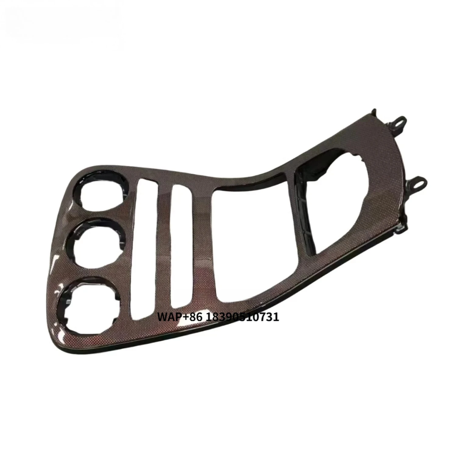 

High Quality Carbon Fiber Automotive Red Interior for W205 C43 C63 Central Console Panel