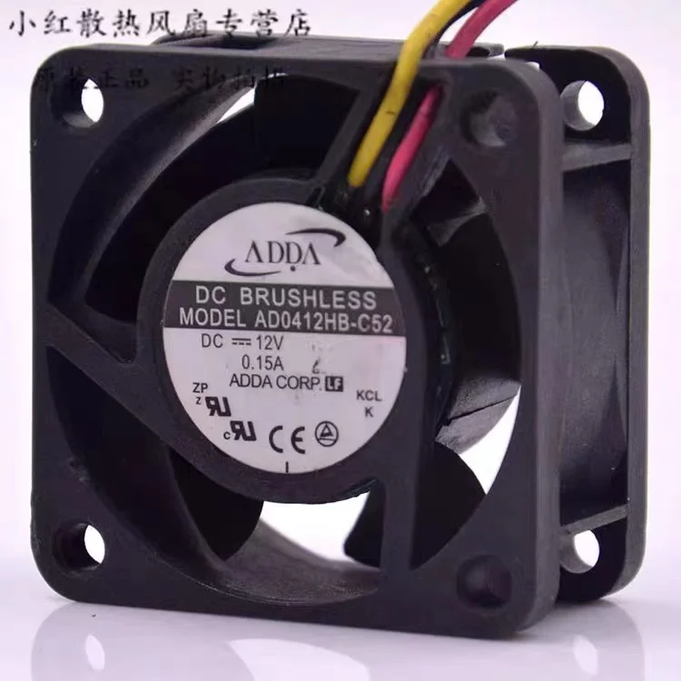 

ADDA 4020 дюйма, 4 см, Φ, 12 В постоянного тока, 0,15 А, 40*40*20 мм, тихий охлаждающий вентилятор, серверный вентилятор