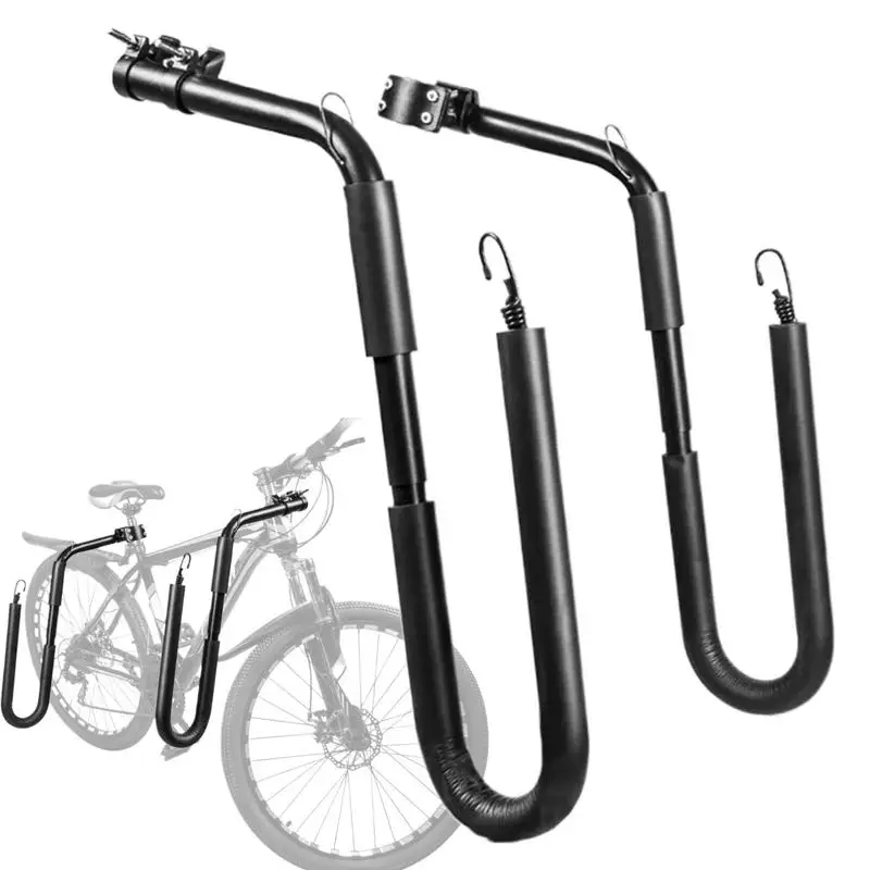 

Surfboard Bike Rack Longboard Bicycle Carrier Surfing Holder Easy Installation And Removal Safe Driving Surfboard Racks For