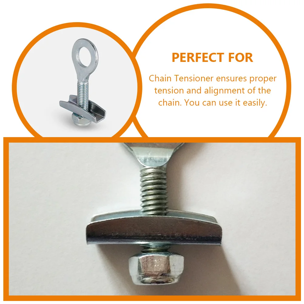 

10pcs Tensioner Bicycle Adjustable Tightener Gear Fastener Tool Portable Adjuster Fixed Gear Sprocket Tension Chain Derailleur