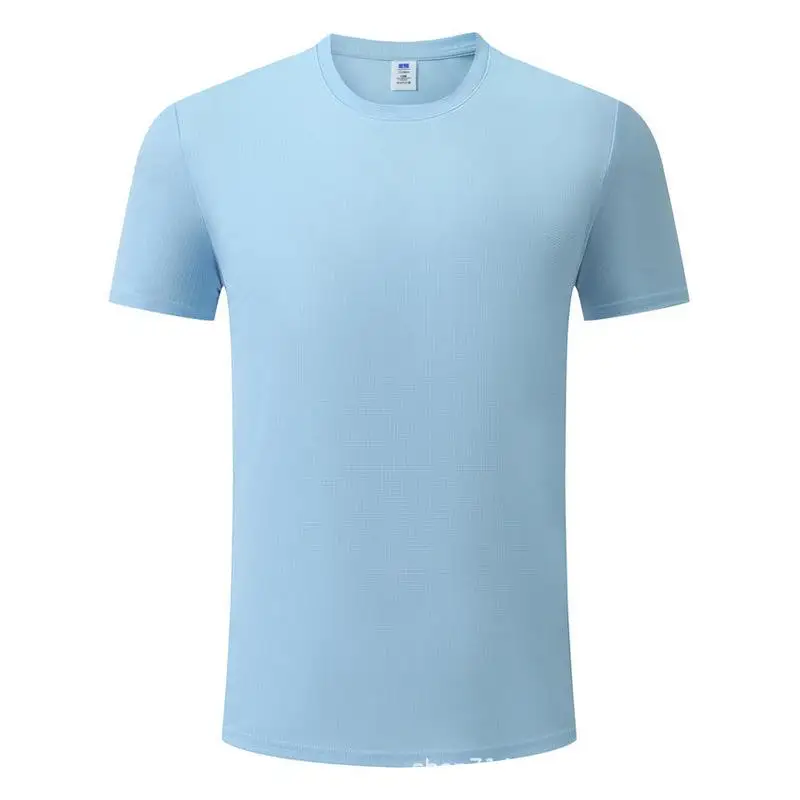 Summer Men's Quick Drying T-shirt Printed Logo Personalized Custom Design Outdoor Running Sports Fitness Group Advertising Shirt