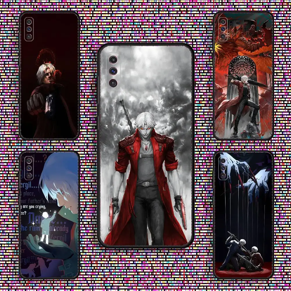 

D-Devil M-May C-Cry Dante Phone Case For Samsung S 25,24,23,22,30,21,10,9,Ultra,Plus,Lite,FE,4,5 G Black Soft Case