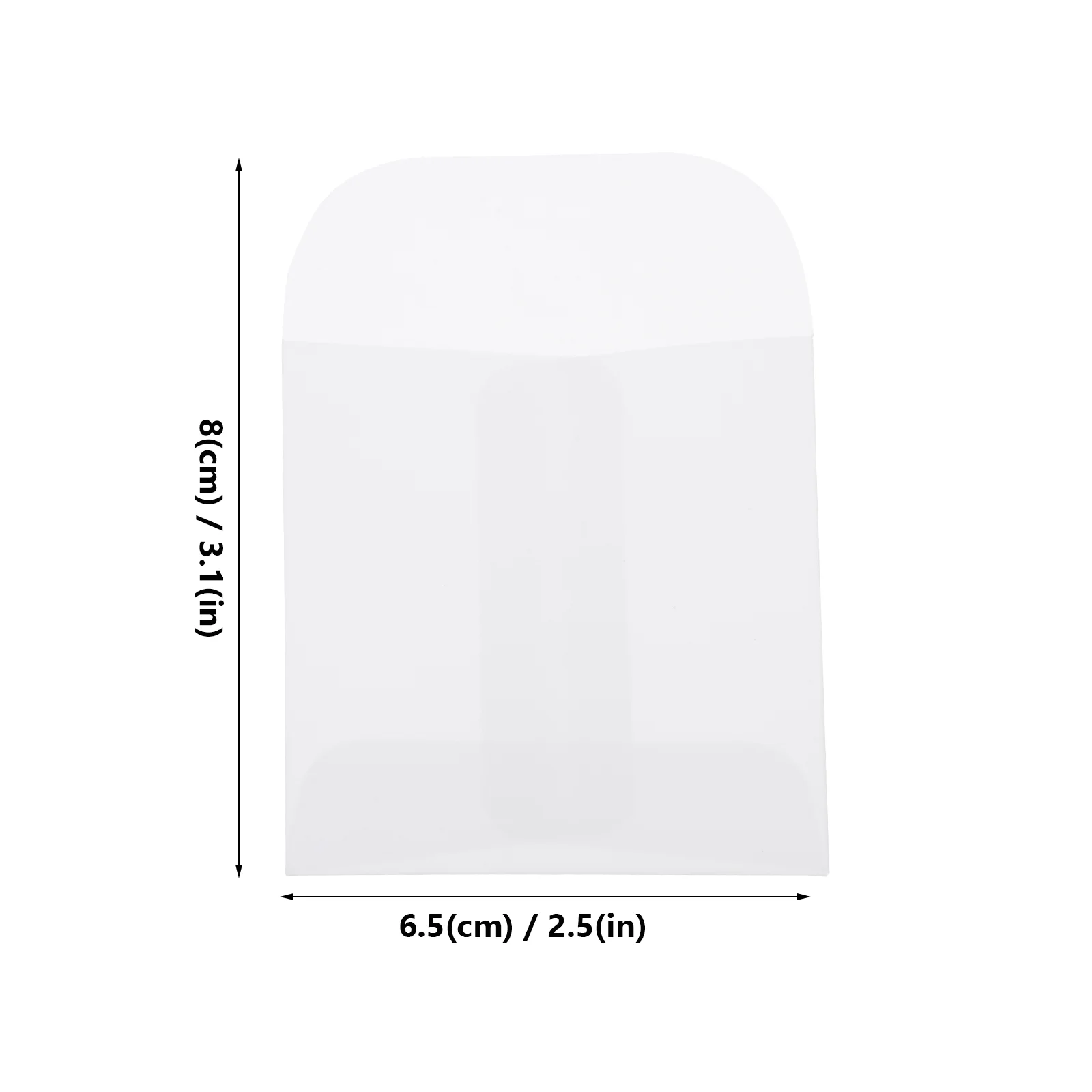 50 Pcs Mini Envelopes Hangtag Envelopes Small Cards Envelopes Coin Envelope Transparent Small Bag Clear Envelope Paper Envelopes
