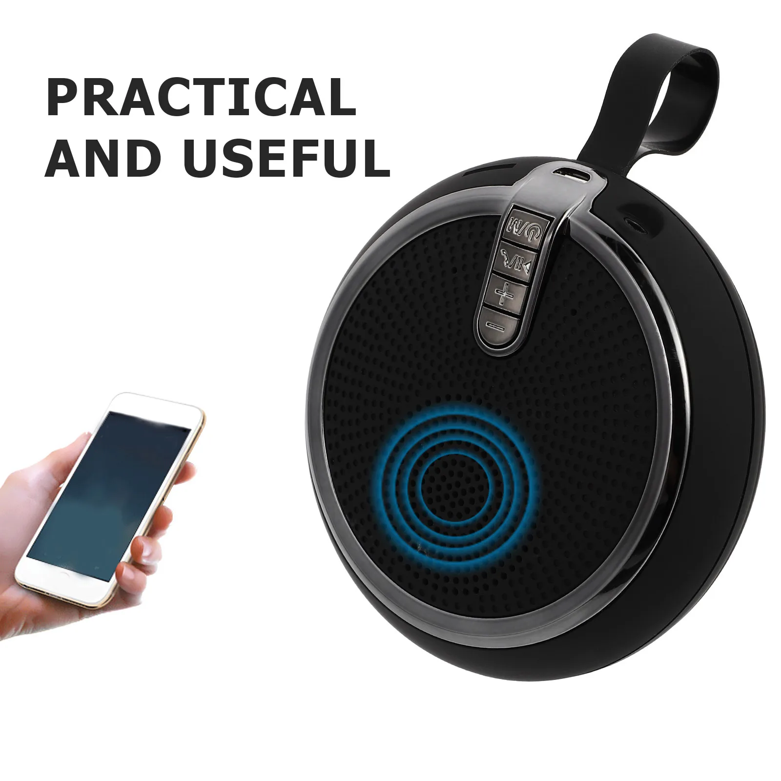 

1pc Speaker Mini Soundbox Plug-In Pluggable Speaker Design For Outdoor Home Music Player Small Loudspeaker