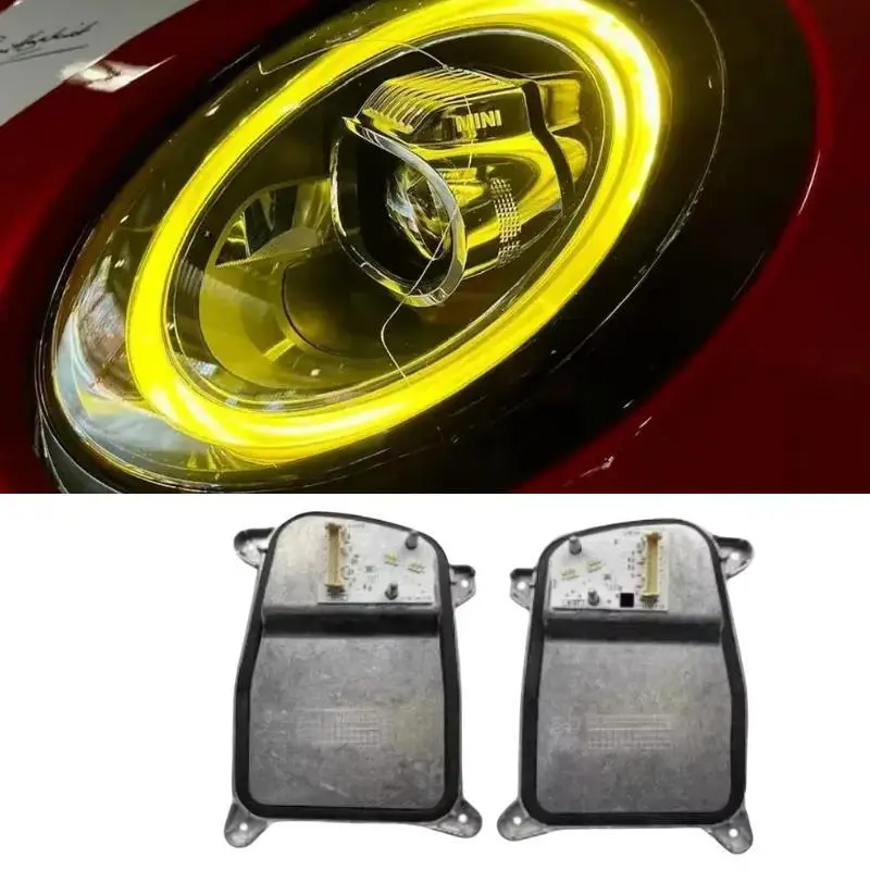 

Желтый чип Angel Eye DRL для 2019 2020 2021, Mini Cooper F55 F56 F57 Clubman F54 LCI, светодиодный модуль дневных ходовых огней