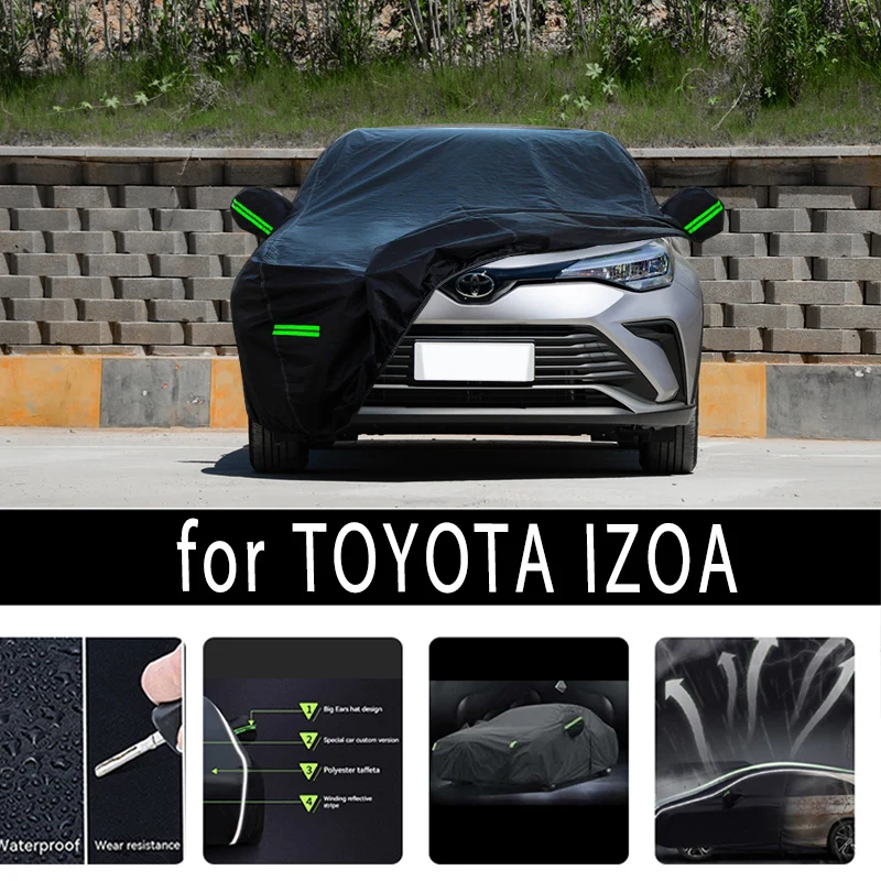 

For TOYOTA IZOA Protection Full Car Covers Snow Cover Sunshade Waterproof Dustproof Exterior Car accessories