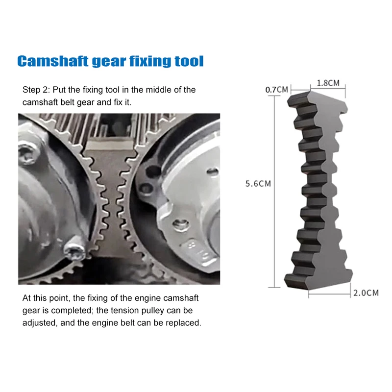 1pc EA211 Car Timing Tool Alloy Steel Handheld Timing Kit Belt pulley Fastening Tools Suitable Compatible With 1.4T/1.4/1