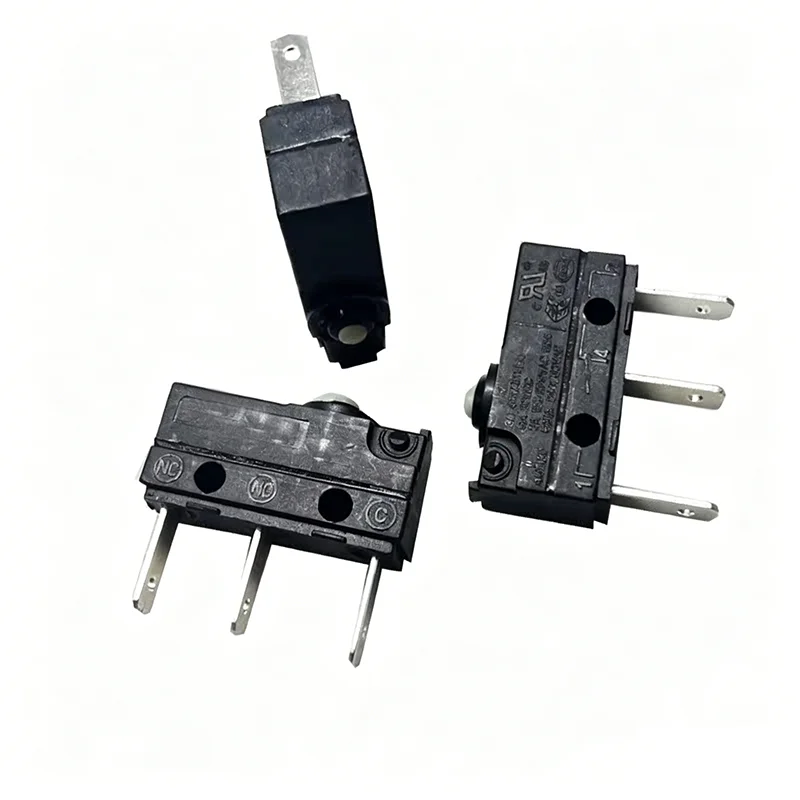 MT8 waterproof and dustproof microswitch with IP67 rating, three-long-pin button, 3A250V