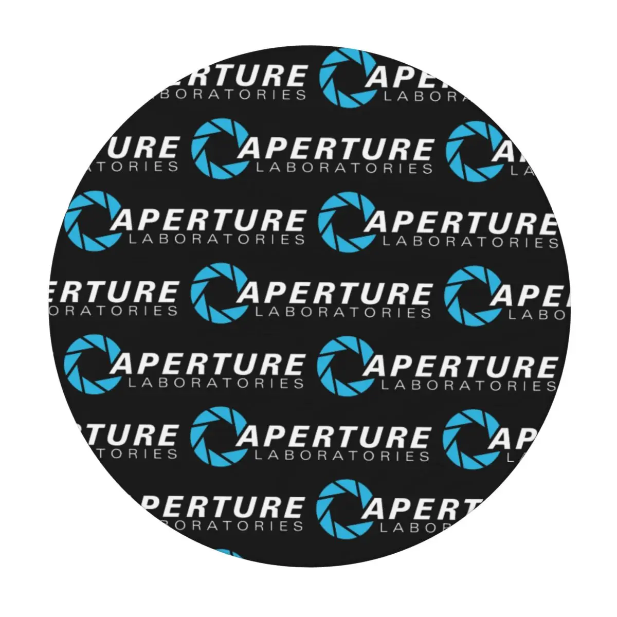Aperture Science Laboratories - Portal Waterproof Round Tablecloth Oilproof Table Cloth for Kitchen Events Dining Table Cover