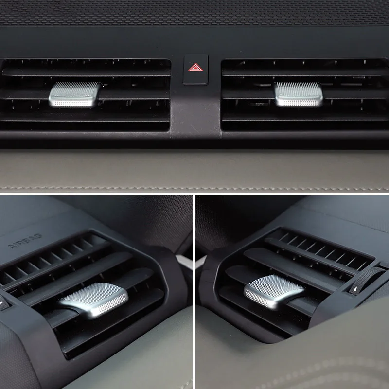 Car Interior Central Air Conditioner Vent Adjustment Lever Cover Decorative Trim For Land Rover Defender 90 110 2020-2025