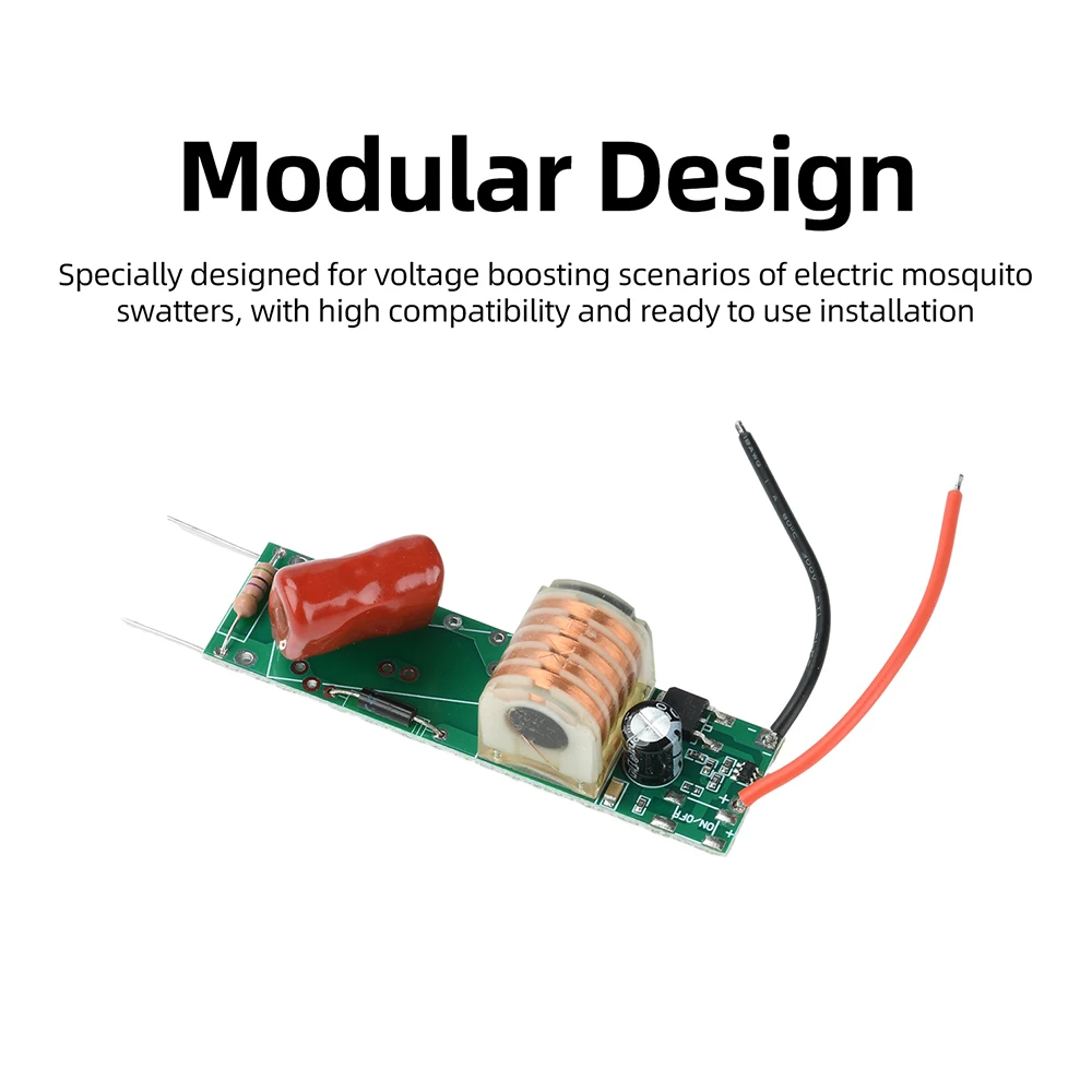 DC 3,7 V auf 5000 V/3000 V Step-Up-Modul, Puls-Lichtbogen-Hochspannungsplatine für DIY Elektrische Mückenklatsche – Detail 5