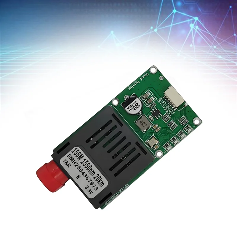 

A69Z Terminal Equipment TTL Optical Transceiver Module For-Drone RX/TX/AV/VCC/GND Interface 20KM Fiber TTL Module