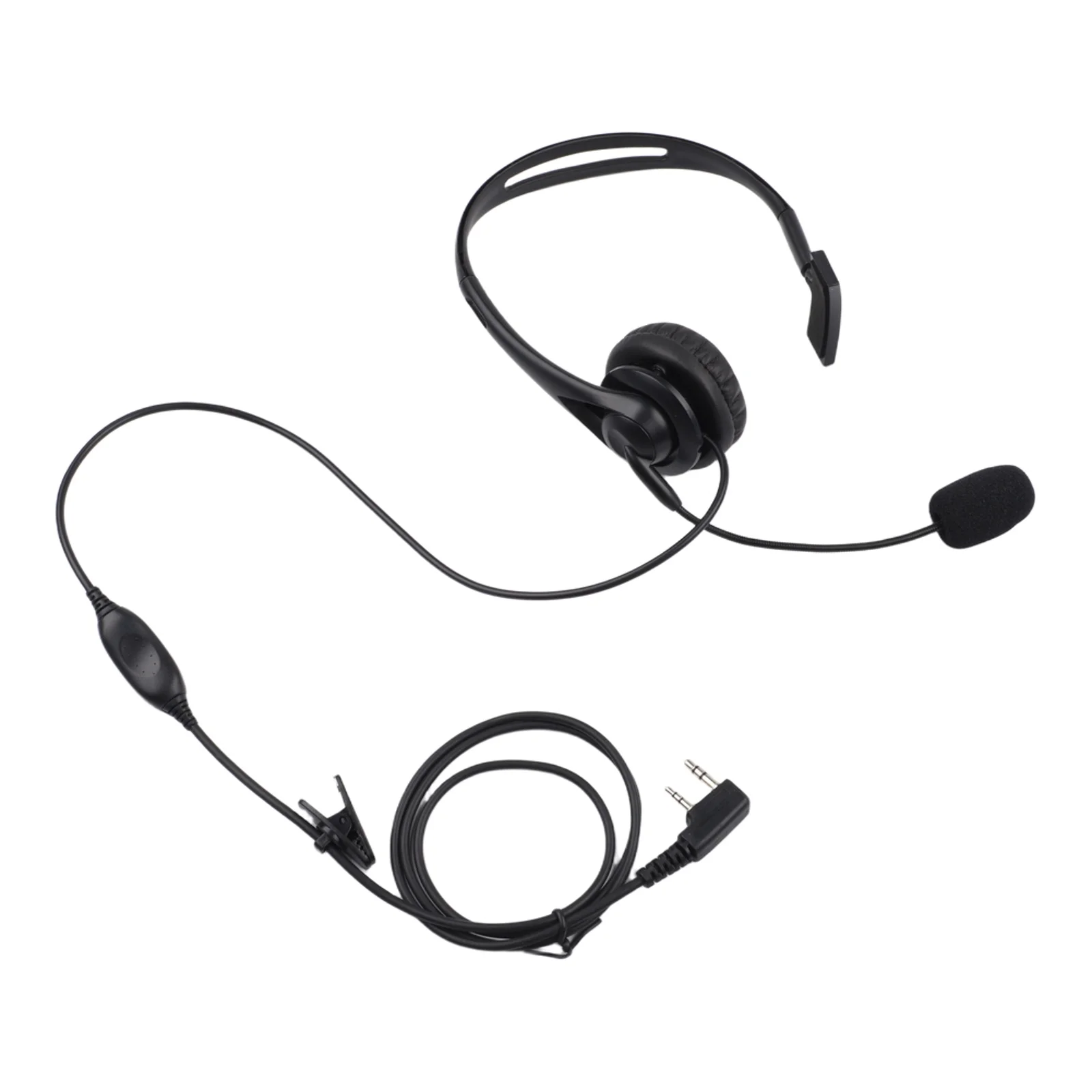 Earbud Microphone 2-pin PTT Headset Tested Quality Control K-type 2-pin Connector Microphone For Clear Audio Generator