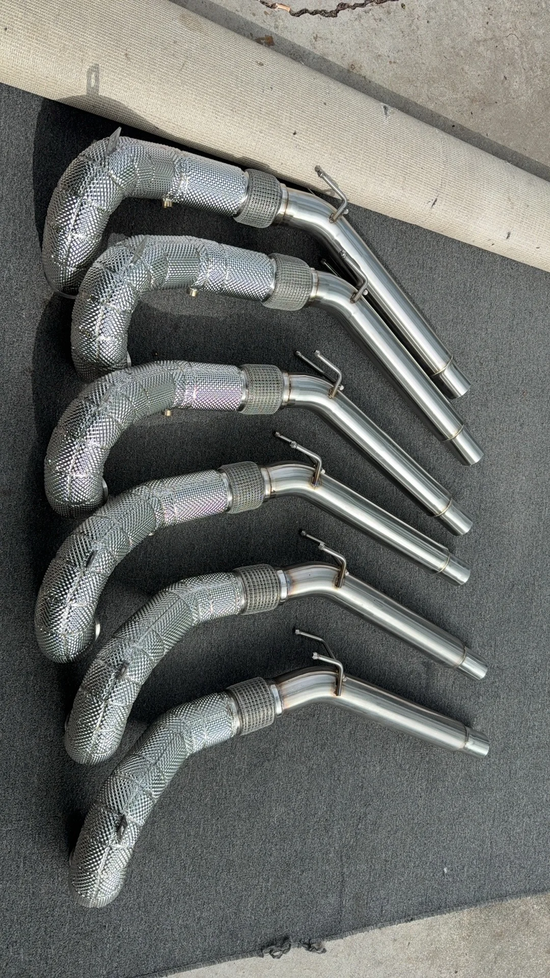 ACE Perfect Fit Downpipe für Volkswagen Golf 7 MK7 MK7.5 GTI 2.0T Katalysator-/Katalysatorloser Auspuffkrümmer Freifluss-Qualitäts-Auspuffrohr – Detail 10
