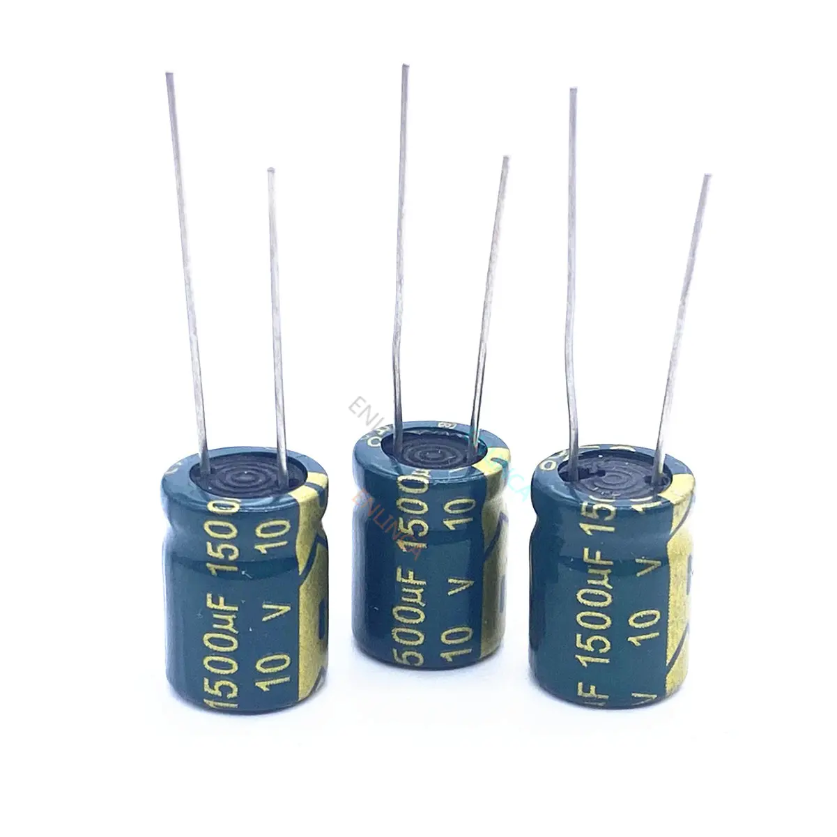 6pcs/lot 10v 1500UF Low ESR / Impedance high frequency aluminum electrolytic capacitor size 10X13 1500UF 20%