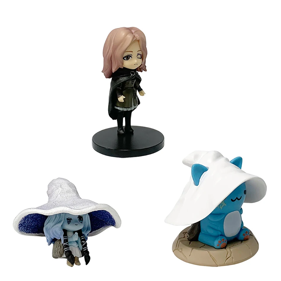 Elden Ring Gaming Q Version Mini Ranni Cat Melina Malenia le demi-loup figurine Lani ornements magiques poupées en PVC
