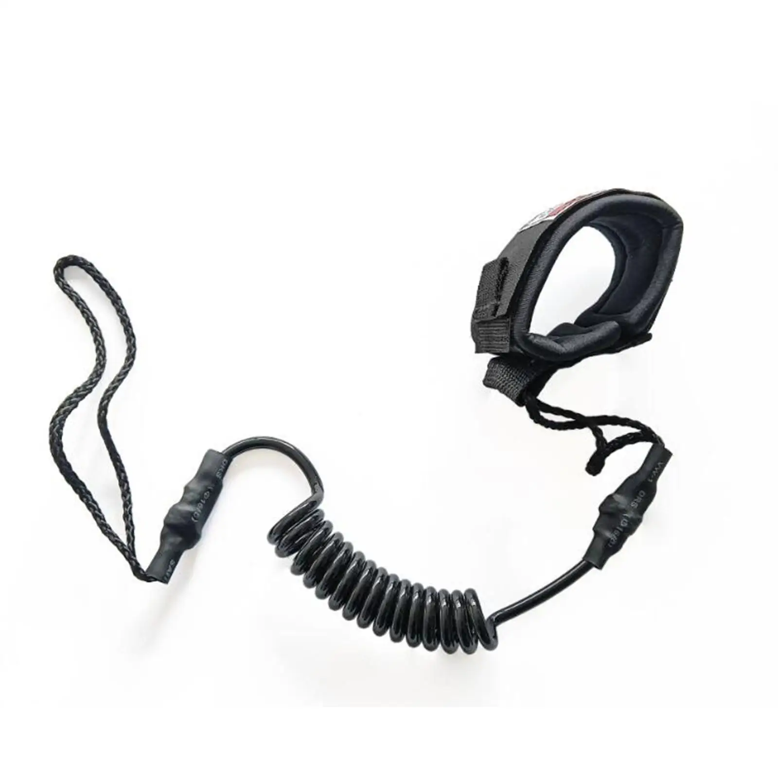 High Strength Surfboard Leash Waterproof TPU Rope Paddle Board Accessory Adjustable Wrist Strap for Water Activities