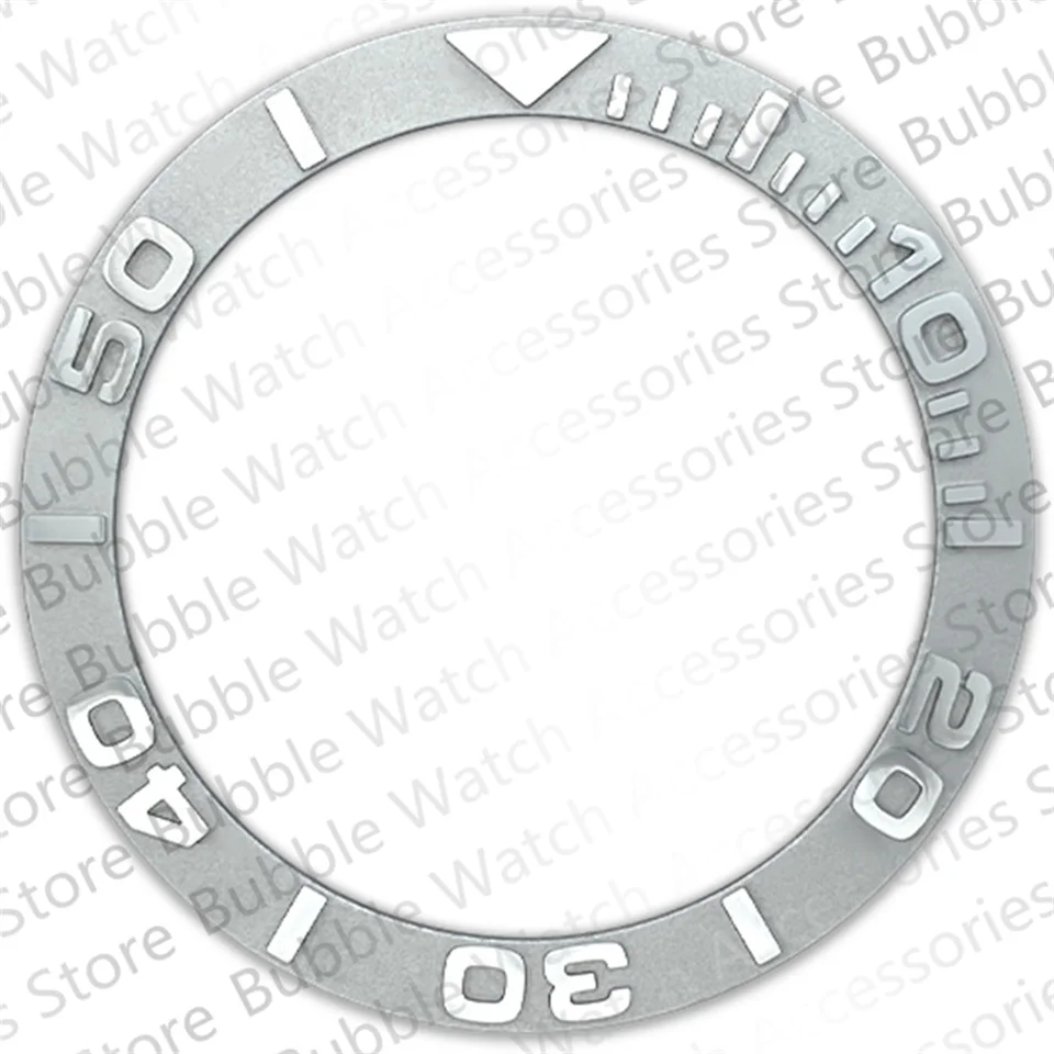 실버 골드 블랙 세라믹 베젤 인서트, Rlx Ym 기계식 손목시계용, 38mm * 30.7mm