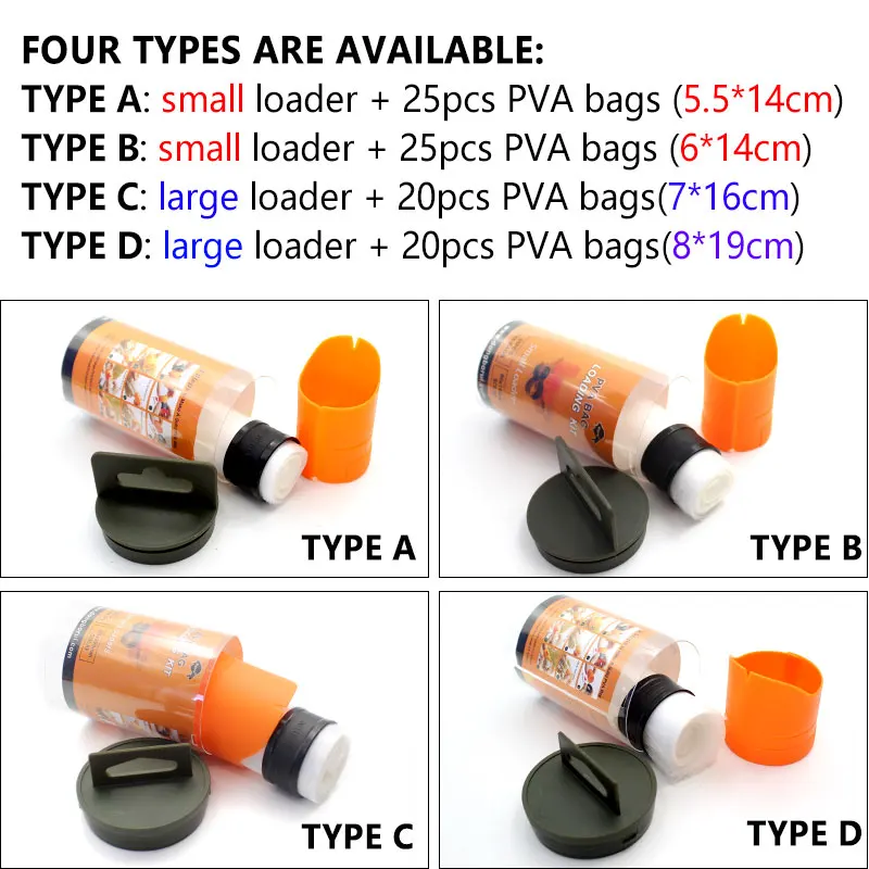 Carp Fishing Accessories Load PVA Bag System Loader for Carp Hair Rig Tool Carp Coarse Method Feeder Fishing Tackle