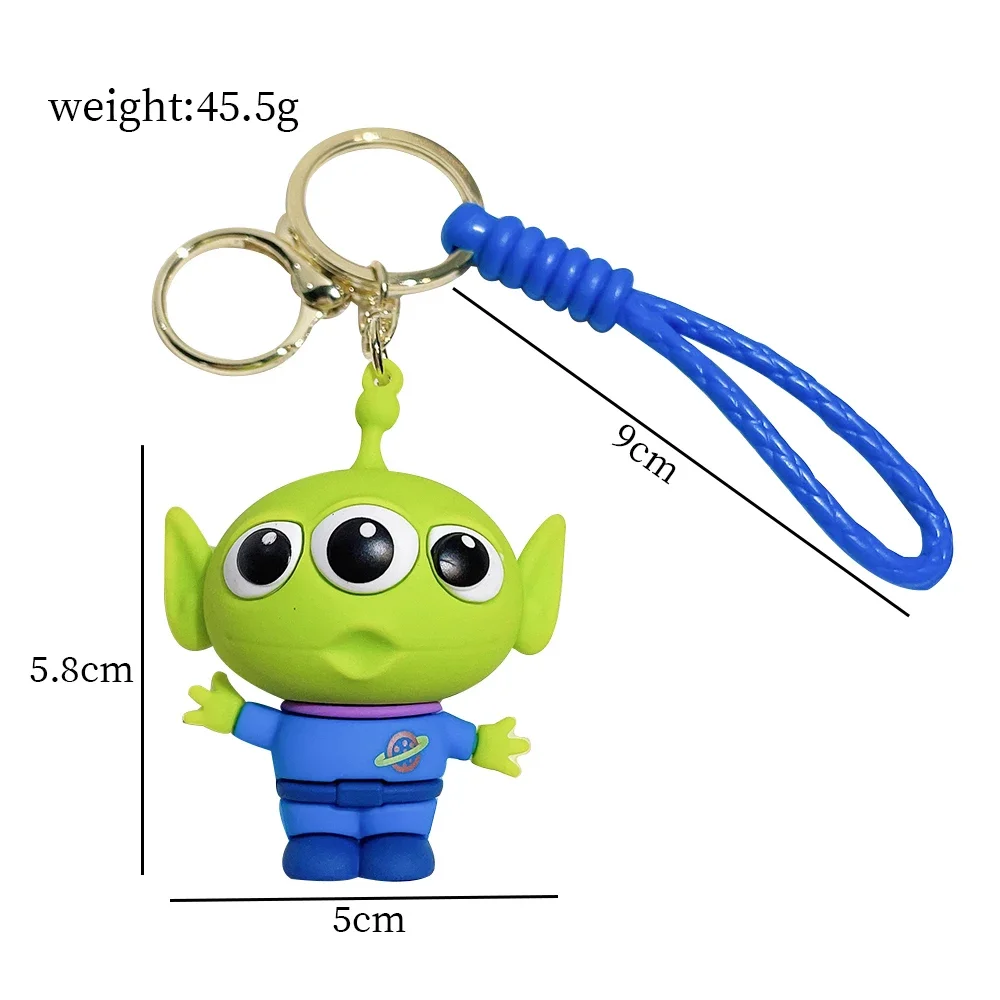 6-teiliges Set Anime Toy Story Schlüsselanhänger Niedliche Woody Buzz Lightyear Puppen-Schlüsselanhänger Paar-Taschenanhänger Schlüsselkette Schmuck Spielzeug Geschenke – Detail 5