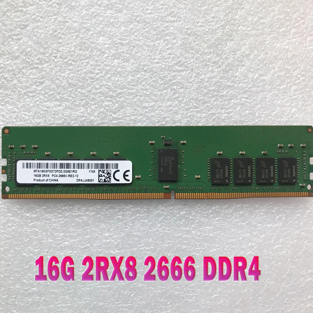 

1PCS RAM 16GB PC4-2666V For MT Memory MTA18ASF2G72PDZ-2G6E1RG 16G 2RX8 2666 DDR4