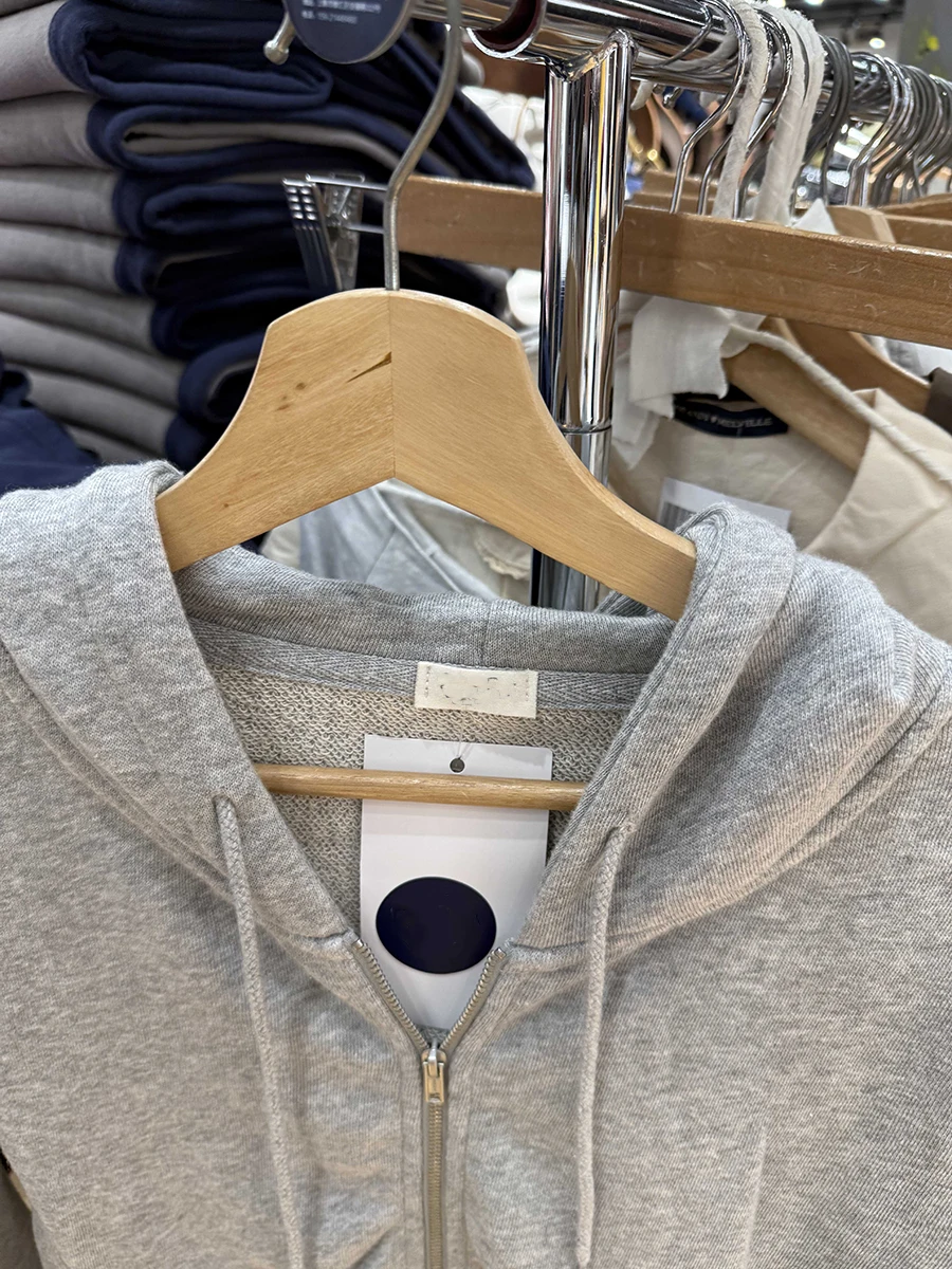 رمادي سليم سستة هوديس المرأة الخريف جديد شيك عادية الرباط هوديي القمم الملابس الحلو Preppy نمط بسيط بلوزات معطف