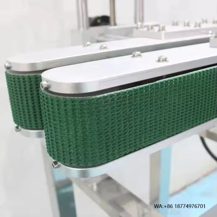 

Эффективный подвесной зажим Конвейерная лента для бутылок с нижним кодированием Бездонная боковая лента для переноса Конвейер