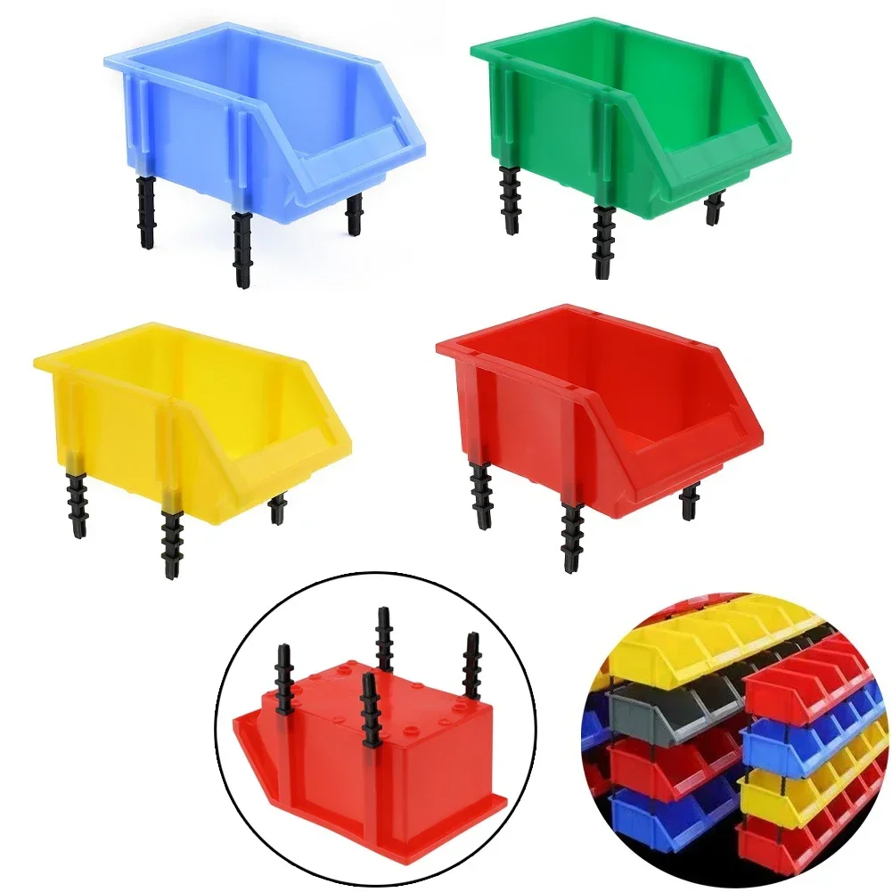 Tool Storage Box Parts Box Practical Red Screw Parts Container Yellow Blue Classification Temperature Resistance