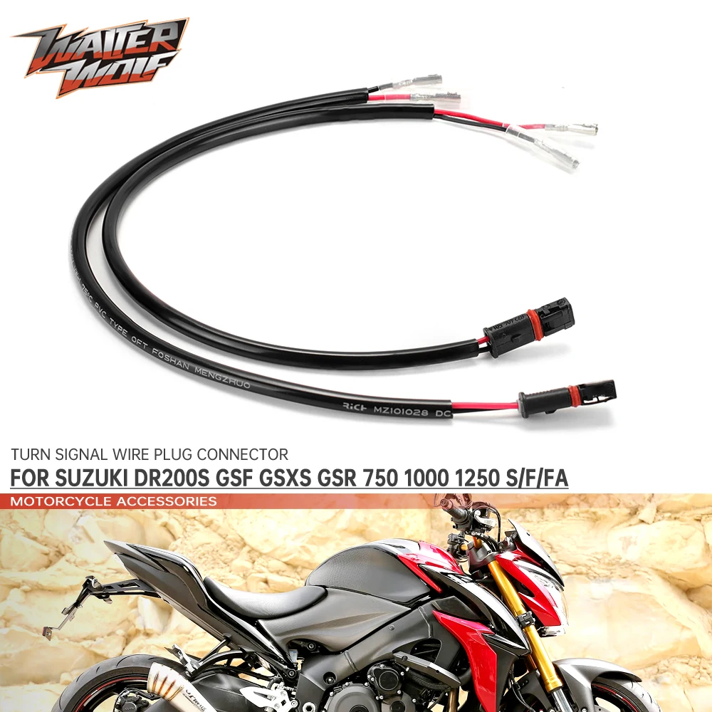 Turn Signal Marker Wire Adapter Plug Connector For SUZUKI DR200S GSR GSX GSXS GSXR SV 600 650 X 750 1000 1250 S/F/FA Motorcycle