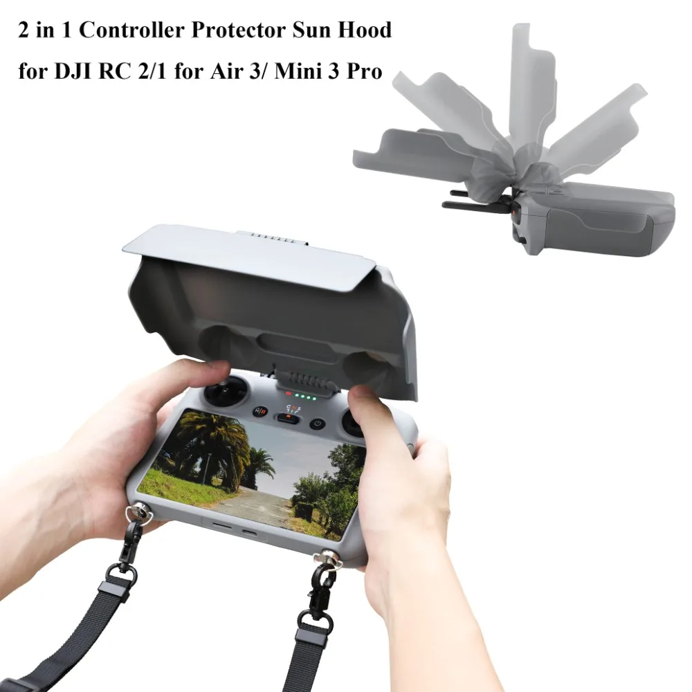 

Защитный солнцезащитный козырек для контроллера DJI RC 2 в 1, солнцезащитный козырек для монитора DJI RC 2/1 для Air 3/ Mini 3 Pro