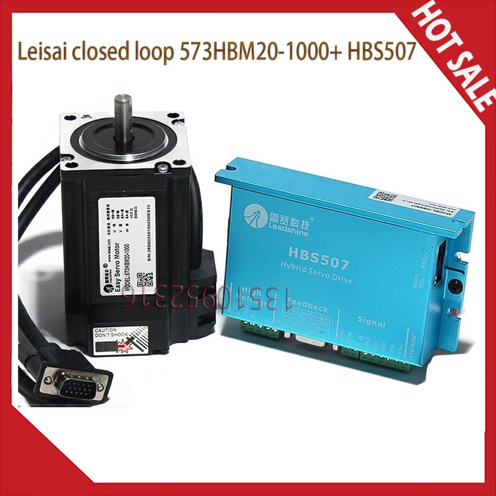 

Leisai Closed-loop Stepper Motor Nema23 Three-phase Hybrid Servo Kit Hbs57+573hbm20-1000 Hbs507 Leisai Genuine