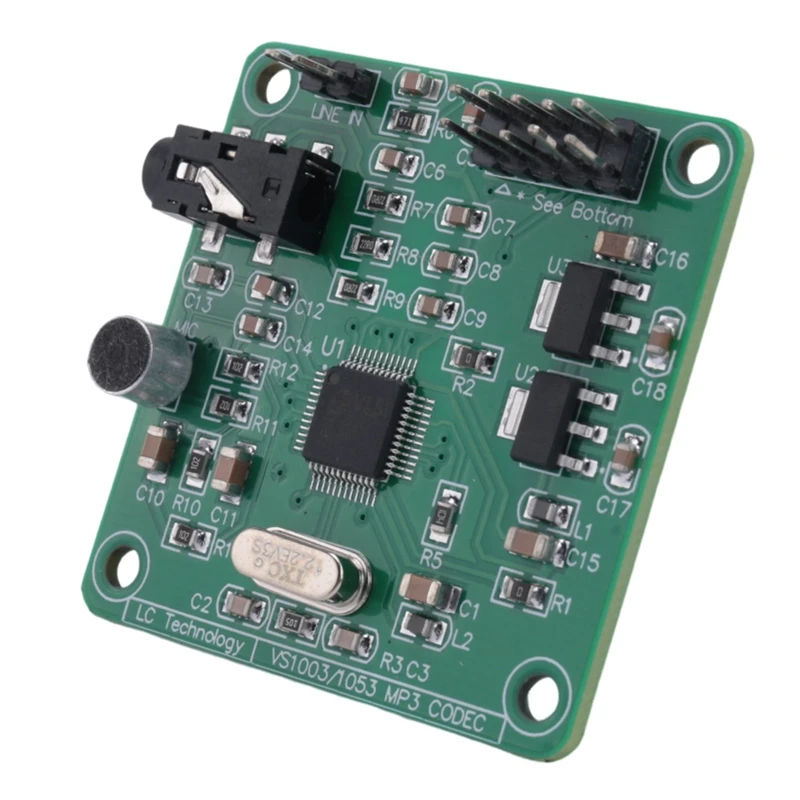 VS1053 MP3 Module Development Board With On-Board Recording Function SPI Interface