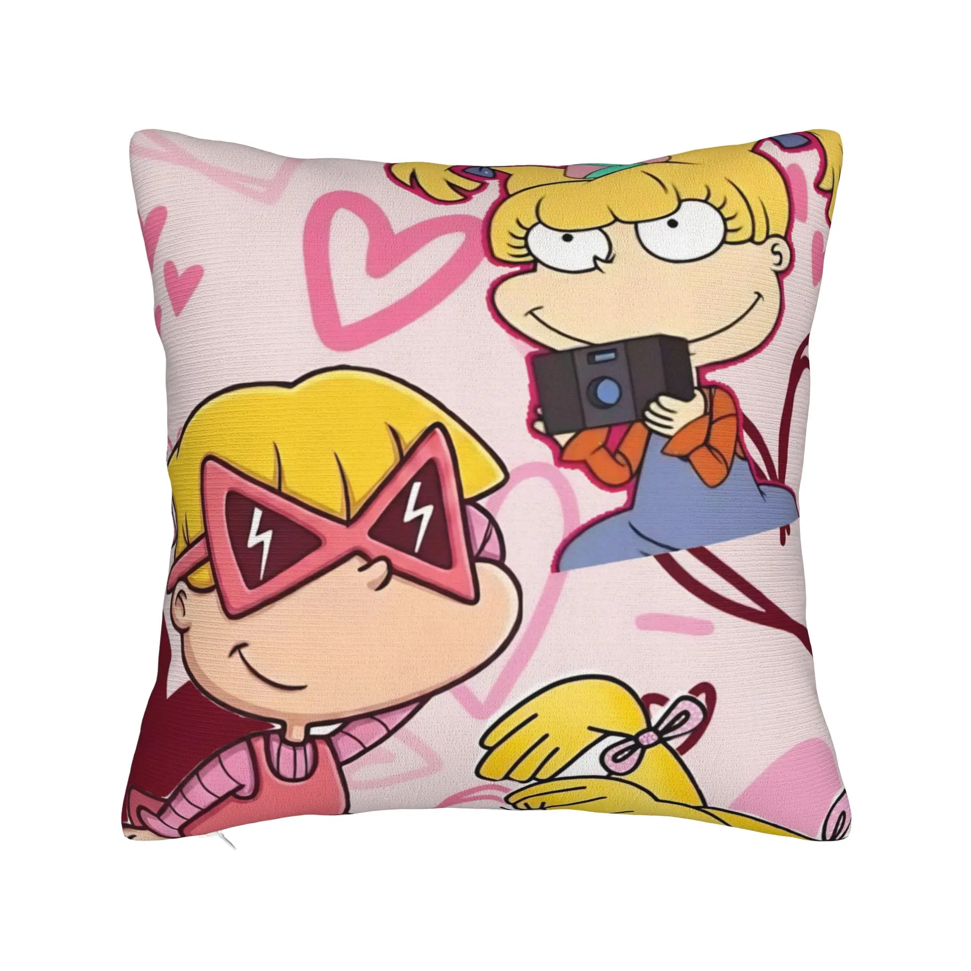 Decorative Pillowcase Cartoon R-Rugrats Merch Home  Throw Pillow Case Cover Drop Shipping Multi-Size
