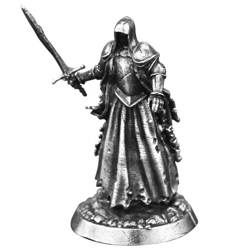 1pcs Mediaeval Legion Wraith Soliders Model  Figurines Miniatures Pure Copper Men Gifts Car Ornament Decoration Crafts Metal