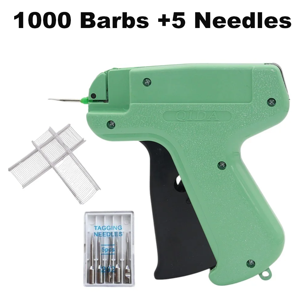 Pistola de etiquetado de ropa, 1000 púas + 5 agujas, etiquetas de precios de ropa, marcado, bricolaje, herramientas para manualidades de costura