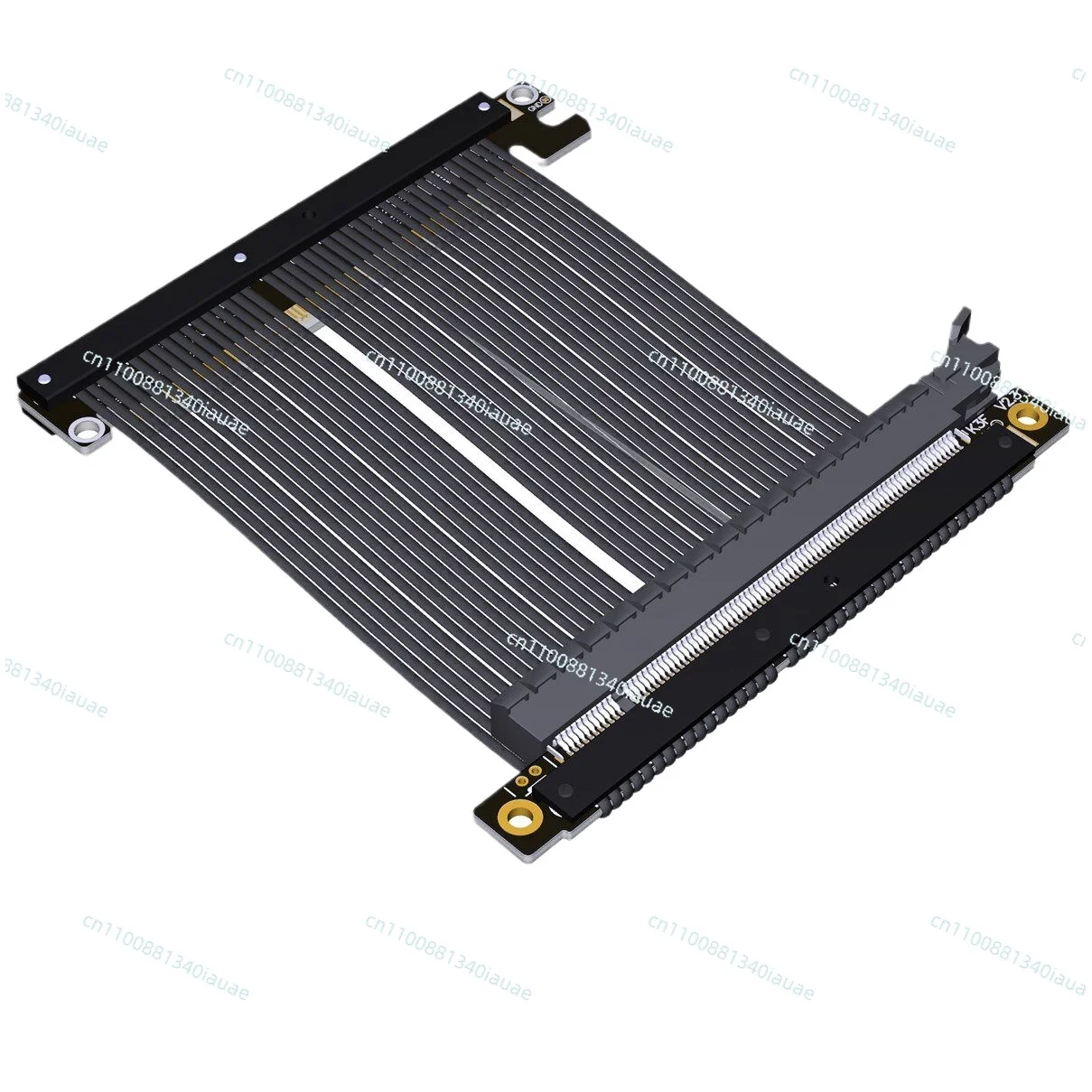 

Graphics Card Extension Cable PCIe5.0 X16 High-speed Lossless Flexible Cable Dual Reverse A4itx