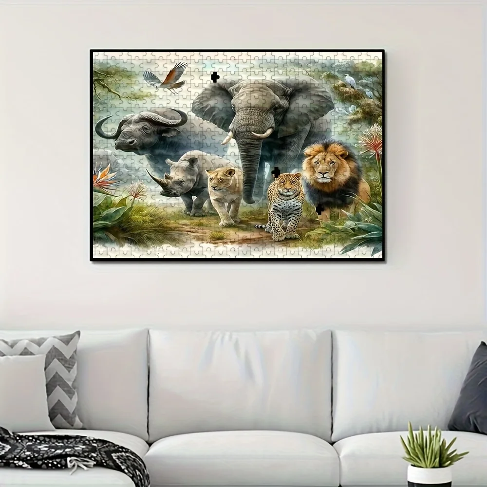 Puzzle adulte 500/1000 pièces |   Jeu familial amusant de haute qualité, anti-stress, idéal pour les anniversaires, Noël, Halloween et cadeau