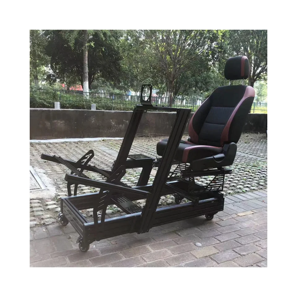 40*120mm T Slot Square Black Anodized Aluminum Extrusion Profile Chassis Sim Racing Cockpit Professional Simulation
